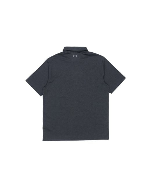 Under Armour Blue Playoff Golf Sports Thin And Light Breathable Loose Short Sleeve Polo Shirt for men
