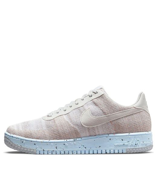 Nike White Air Force 1 Crater Flyknit for men