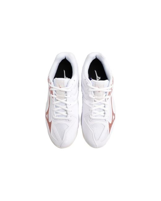 Mizuno White (Wmns) Thunder Blade 3 Rose'
