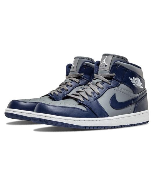 Nike Blue 1 Mid 'Georgetown' for men