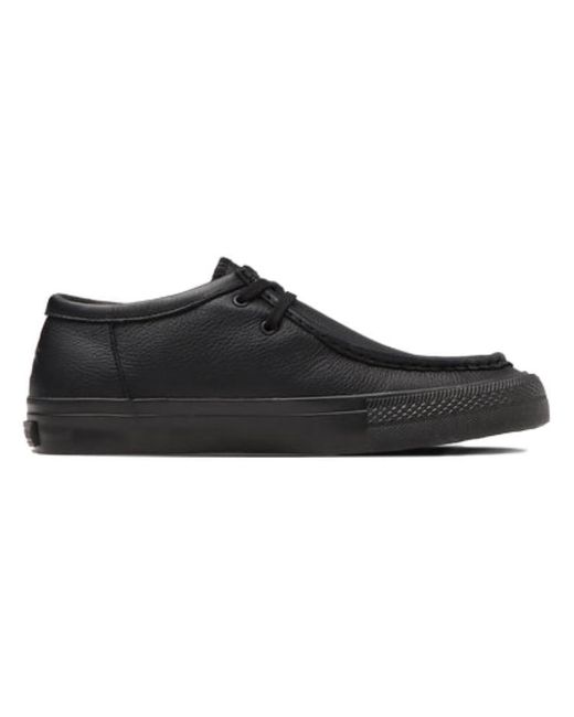 Converse Black Chevron & Star Mocassins Skateboarding Le Ox for men