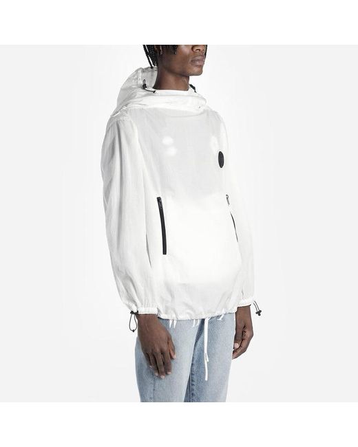 Off-White c/o Virgil Abloh Black Fw19 Printing Pullover Hooded Jacket for men
