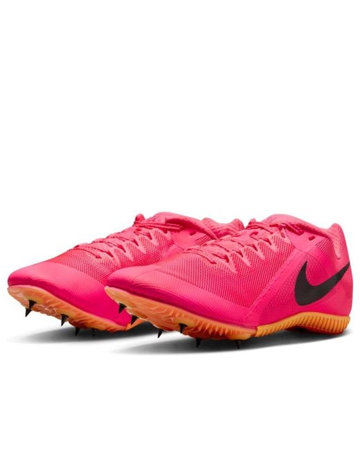 Nike Pink Air Zoom Rival Multi Spikes 'Hyper' for men