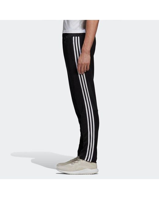 Adidas Black Sports Casual Knit Long Pants for men