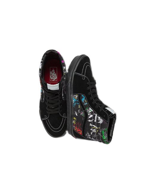 Vans Black Disney X Sk8-Hi 'Villains'