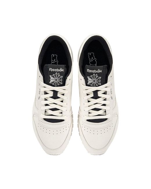 Reebok White Sneeze Classic Leather Core' for men