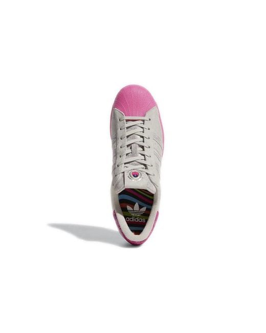 Adidas Pink Fat Tiger Workshop X Superstar 'Chicago Plays Harder' for men