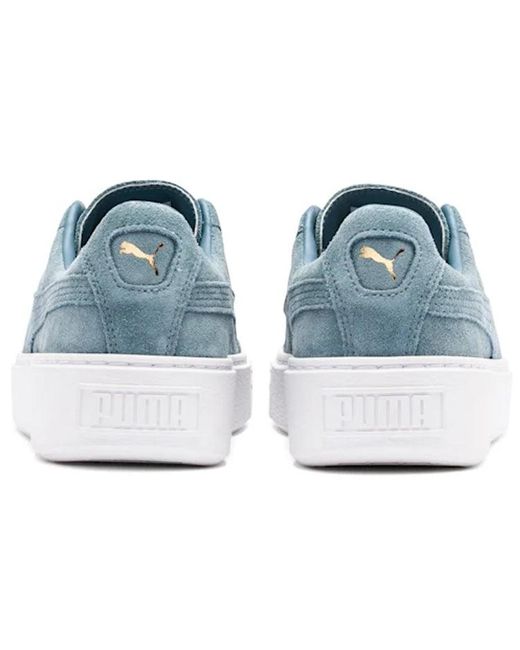 PUMA Blue (Wmns) Suede Platform
