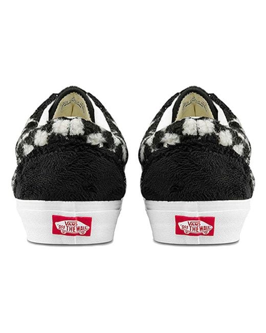 Vans Black Old Skool 'Sherpa Checkerboard for men