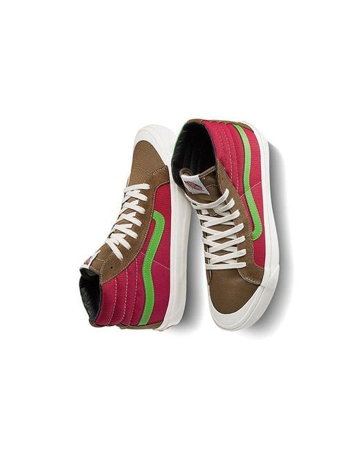 Vans Ua Og Style 138 Lx Redgreen for men