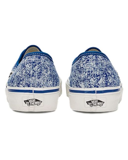 Vans Blue Anaheim Factory Authentic 44 Dx Shoe 'Og Acid Wash' for men
