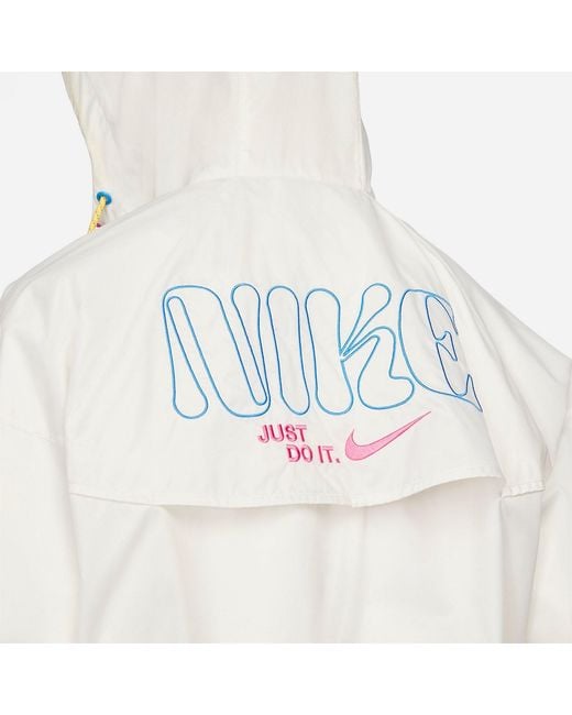 Nike Multicolor Woven Sports Hooded Windbreaker Jacket for men