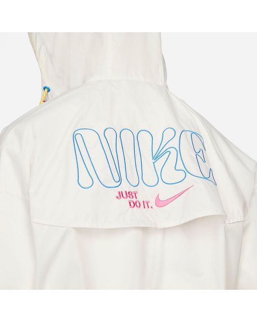 Nike Multicolor Woven Sports Hooded Windbreaker Jacket for men