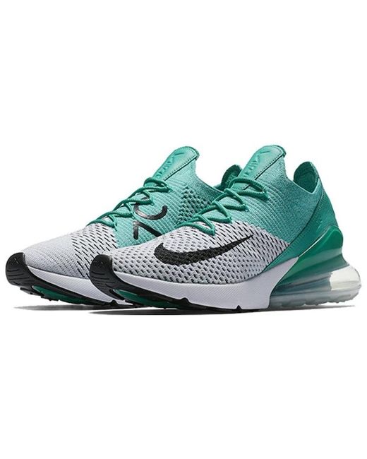 Nike Blue (Wmns) Air Max 270 Flyknit 'Clear Emerald'