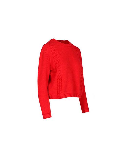 Gucci Red (Wmns) Knitted Wool Jumper