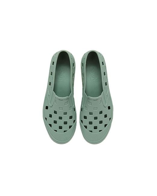 Vans Green Trek Slip-On Low Tops Casual Skateboarding Shoes for men
