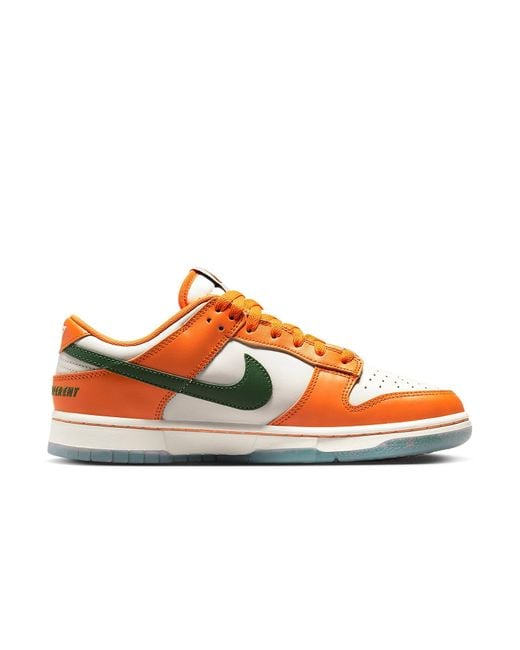 Nike Orange X Florida A&M University Dunk Low 'Rattlers' for men