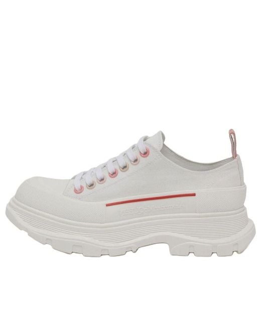 McQueen White (Wmns) Tread Slick 45Mm Lace Up Sneakers