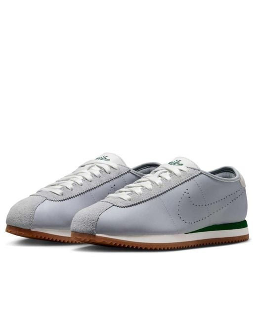 ■Nike■ Cortez Leather W Wolf Grey Summit White Gum Medium Nike (Wmns) Cortez Leather 'Wolf Summit Gum' in White | Lyst