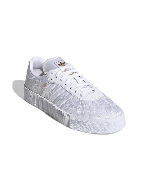 Adidas White (Wmns) Sambarose Cloud'