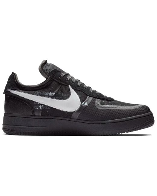 Nike Blue Air Force 1 X Off-white Black for men