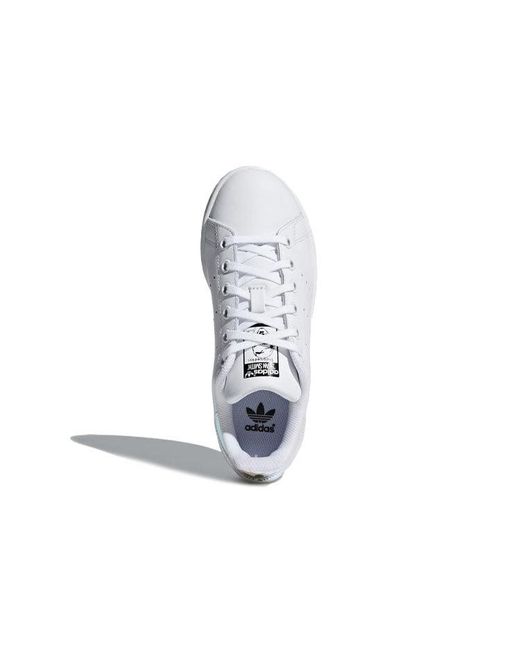 Adidas White Stan Smith J 'Iridescent' for men
