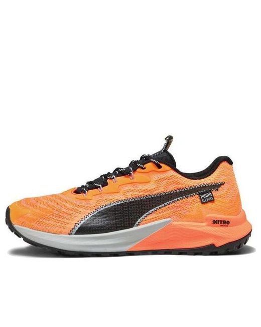 PUMA Orange Fast-Trac Nitro 2 'Neon Sun Clementine' for men