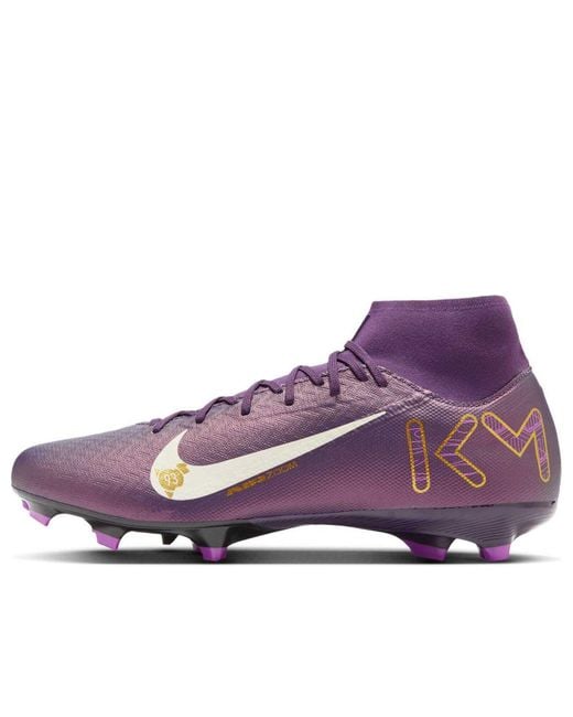 Nike Purple Mercurial Superfly Academy Mg 'Kylian Mbapp-Grand Pale Ivory' for men