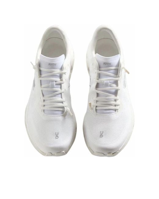 On Shoes White X Kith Cloudzone Ice' for men
