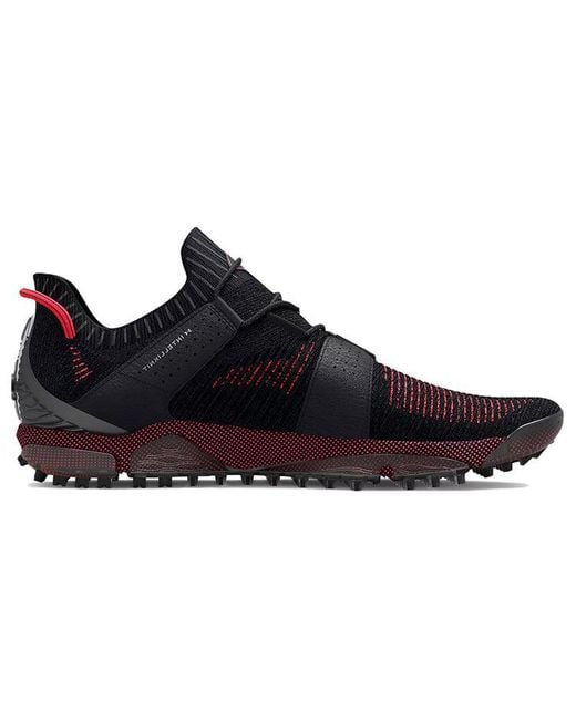 Under Armour Black Hovr Tour Spikeless Wide Golf Shoes for men