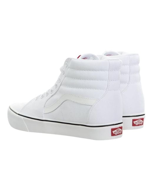 Vans White Sk8-Hi Lite for men