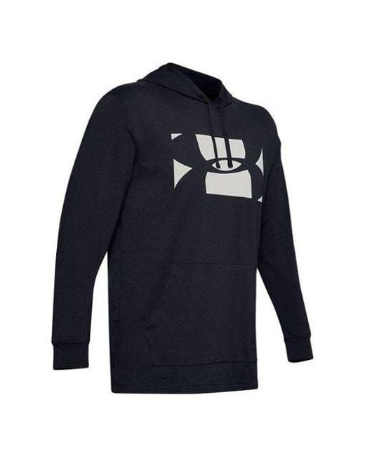 Under Armour Blue Sportstyle Logo Hoodie for men