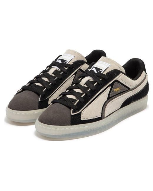 PUMA Black Suede Layers Mono for men