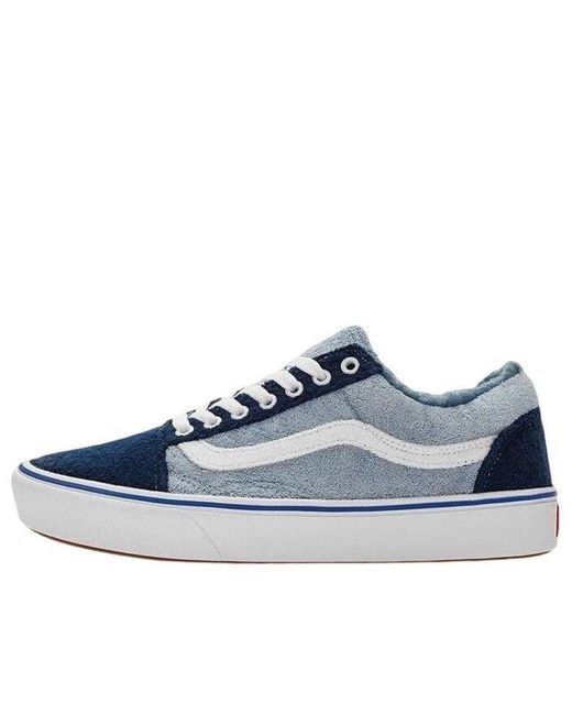 Vans Blue Comfycush Old Skool Denim' for men