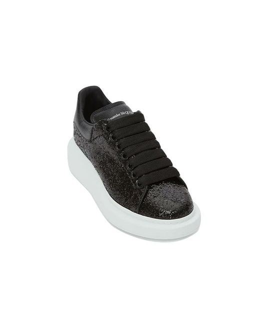 McQueen Black (Wmns) Oversized Sneaker Glitter