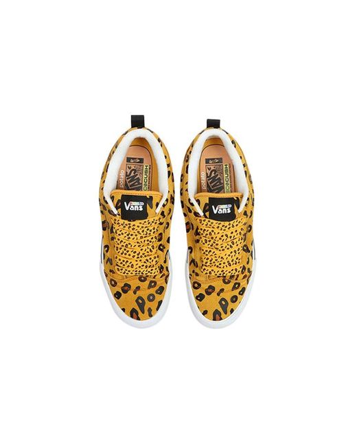Vans Brown Imran Potato X Knu-Skool Vr3 Lx 'Leopard' for men