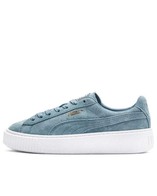 PUMA Blue (Wmns) Suede Platform