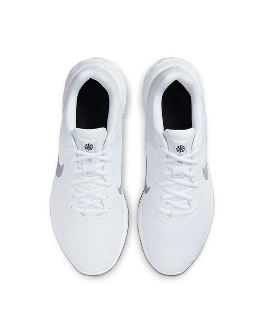 Nike White Revolution 6 Next Nature Pure Platinum' for men