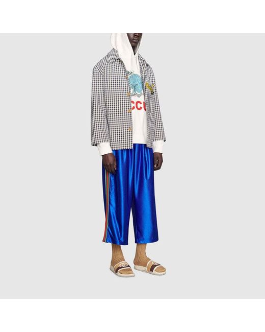 Gucci White X Freya Hartas Crossover Fw21 Animal Printing Drawstring for men