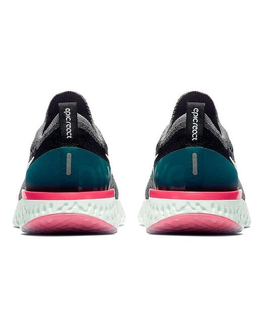 Nike Blue (Wmns) Epic React Flyknit 'Gunsmoke'