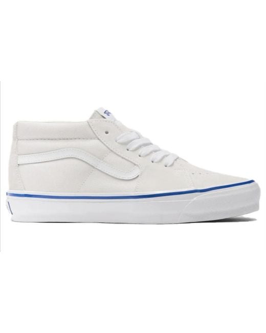 Vans White Premium Sk8-Mid 83 Shoes '' for men