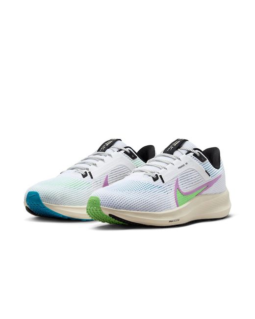 Nike Blue Pegasus 40 Se Pale Ivory Rush Fuchsia' for men