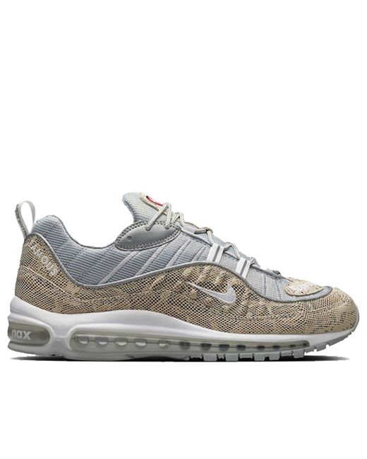 Nike White X Supreme Air Max 98 'Snakeskin' for men