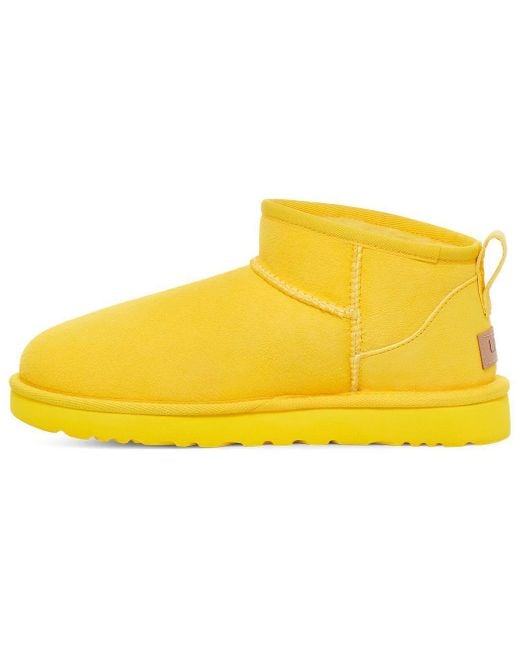 Ugg Yellow (Wmns) Classic Ultra Mini Boot 'Canary'