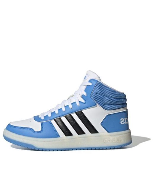 Adidas Blue (Wmns) Hoops 2.0 Mid
