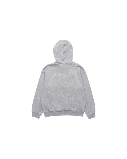 New Balance Gray Logo Print Hoodie