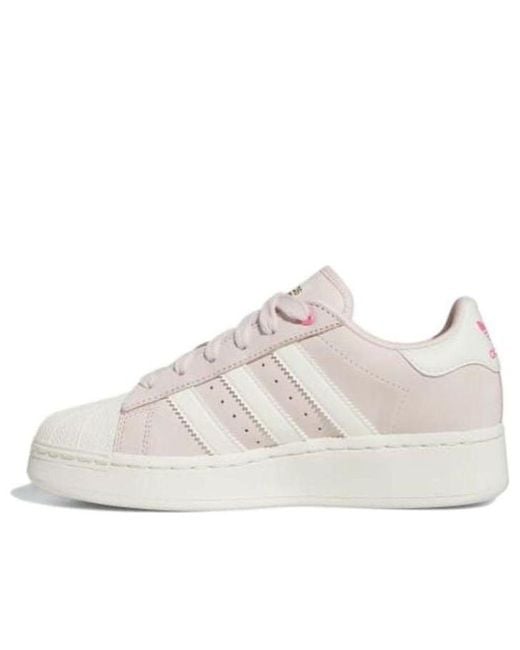 Adidas White (Wmns) Superstar Xlg Fusion'