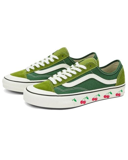 Vans Green Style 36 Decon Sf Casual Low Tops Skateboarding Shoes for men