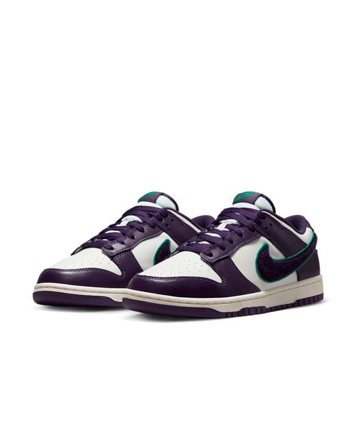 Nike Blue Dunk Low 'Chenille Swoosh for men