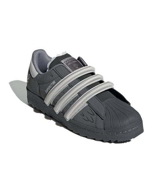 Adidas Gray Melting Sadness X Superstar 80S Tr 'Duck' for men